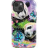 Rainbow Pandas with Butterflies by Sheena Pike iPhone 14 Impact Case
