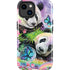 Rainbow Pandas with Butterflies by Sheena Pike iPhone 14 Plus Impact Case