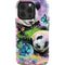 Rainbow Pandas with Butterflies by Sheena Pike iPhone 14 Pro Impact Case