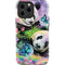 Rainbow Pandas with Butterflies by Sheena Pike iPhone 15 Pro Max Impact Case