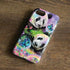 Rainbow Pandas with Butterflies by Sheena Pike iPhone 8 Pro Case