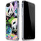 Rainbow Pandas with Butterflies by Sheena Pike iPhone SE (2nd & 3rd Gen) Clear Case