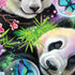 Rainbow Pandas with Butterflies by Sheena Pike iPhone XS Max Skin