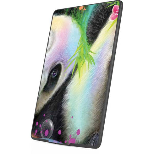 Rainbow Pandas with Butterflies by Sheena Pike Amazon Kindle Skin