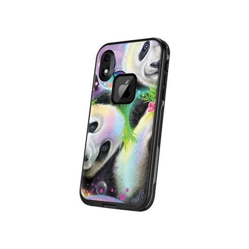 Rainbow Pandas with Butterflies by Sheena Pike LifeProof Fre iPhone Skin