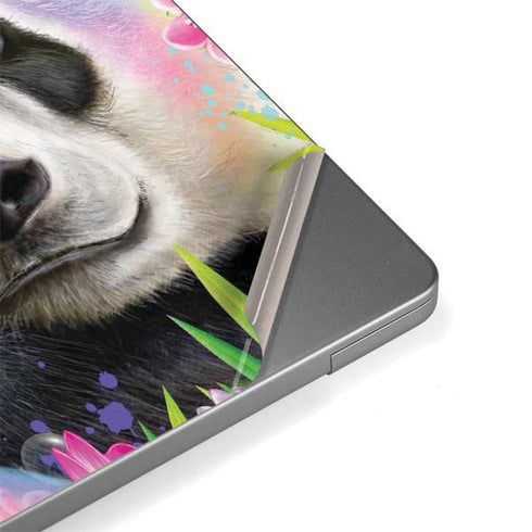 Rainbow Pandas with Butterflies by Sheena Pike MacBook Pro 14in (2021-24) Skin