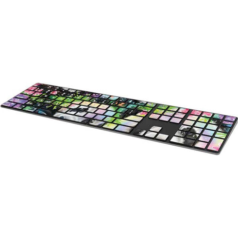 Rainbow Pandas with Butterflies by Sheena Pike Magic Keyboard with Numeric Keypad Skin