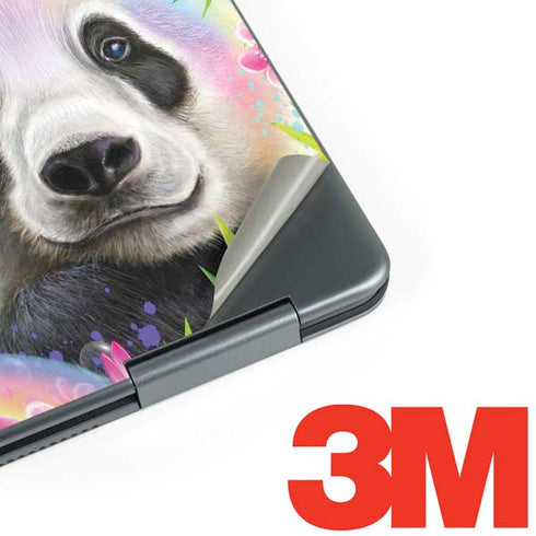 Rainbow Pandas with Butterflies by Sheena Pike Notebook 9 Pro 13in (2017) Skin