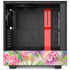 Rainbow Pandas with Butterflies by Sheena Pike NZXT H510 Compact ATX Mid-Tower Case Skin