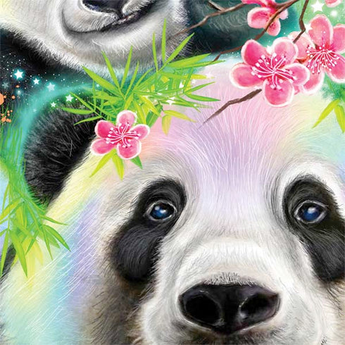 Rainbow Pandas with Butterflies by Sheena Pike Otterbox Commuter Galaxy Skin