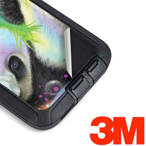 Rainbow Pandas with Butterflies by Sheena Pike Otterbox Defender Galaxy Skin