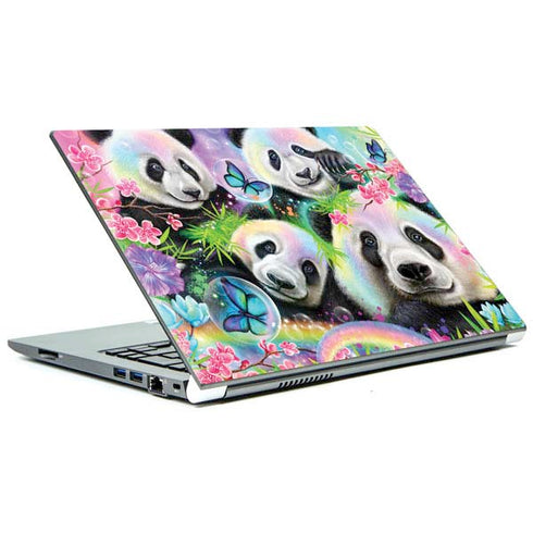 Rainbow Pandas with Butterflies by Sheena Pike Portege Z30t/Z30t-A Skin
