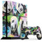 Rainbow Pandas with Butterflies by Sheena Pike PS4 Console and Controller Bundle Skin