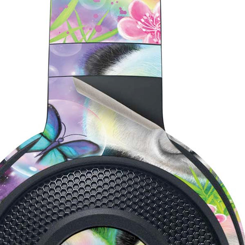 Rainbow Pandas with Butterflies by Sheena Pike Razer Kraken X Skin