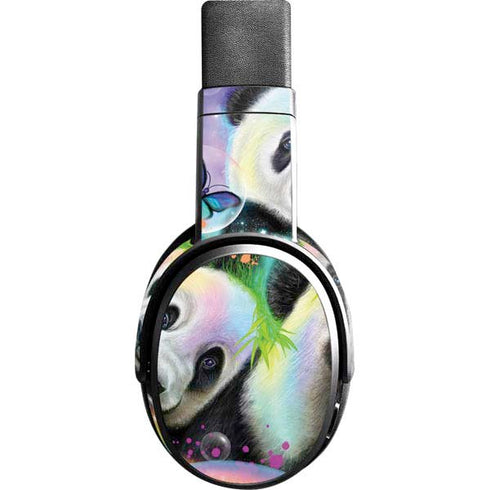 Rainbow Pandas with Butterflies by Sheena Pike Skullcandy Crusher Wireless Skin