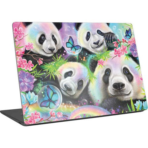 Rainbow Pandas with Butterflies by Sheena Pike Surface Laptop 4 15in Skin