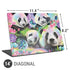 Rainbow Pandas with Butterflies by Sheena Pike Universal Laptop 14in (11.4 x 8.2in) Skin