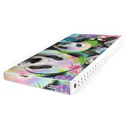 Rainbow Pandas with Butterflies by Sheena Pike Xbox Adaptive Controller Skin