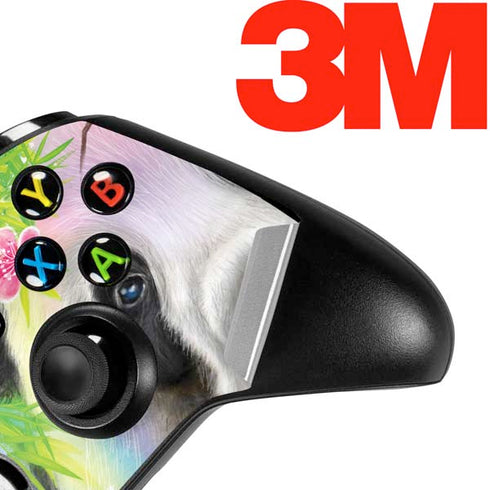 Rainbow Pandas with Butterflies by Sheena Pike Xbox One S All-Digital Edition Bundle Skin