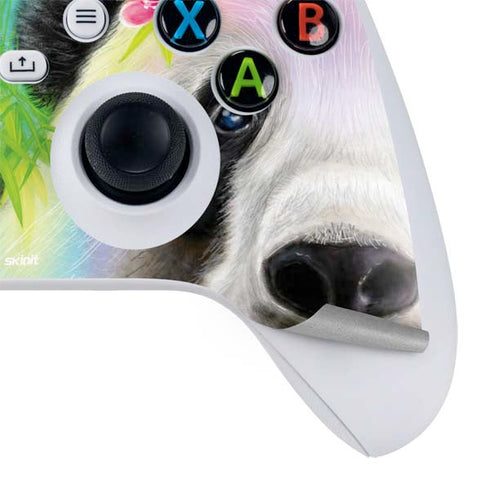 Rainbow Pandas with Butterflies by Sheena Pike Xbox Series S Skins