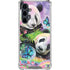 Rainbow Pandas with Butterflies by Sheena Pike Galaxy S23 FE Clear Case