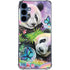 Rainbow Pandas with Butterflies by Sheena Pike Galaxy S24 Clear Case