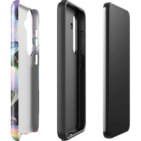 Rainbow Pandas with Butterflies by Sheena Pike Galaxy S24 Plus Impact Case