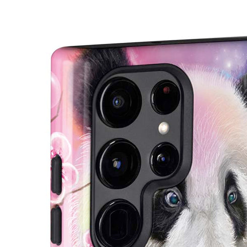 Rainbow Pandas with Butterflies by Sheena Pike Galaxy S24 Ultra Impact Case