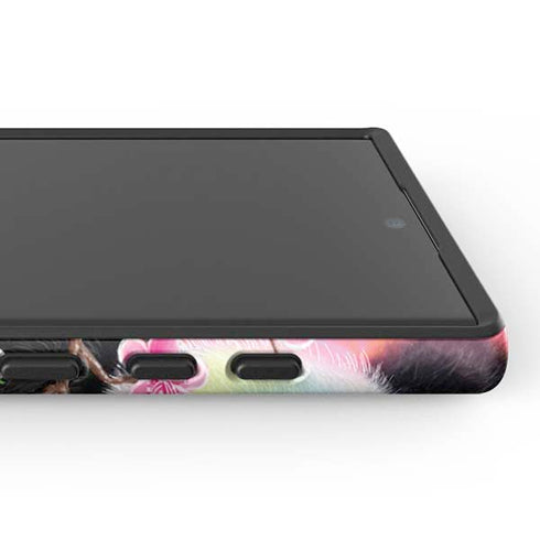 Rainbow Pandas with Butterflies by Sheena Pike Galaxy S24 Ultra Impact Case