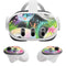 Rainbow Pandas with Butterflies by Sheena Pike Meta Quest 3 Skin