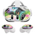 Rainbow Pandas with Butterflies by Sheena Pike Meta Quest 3 Skin