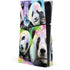 Rainbow Pandas with Butterflies by Sheena Pike PS5 Slim Disk Console Skin