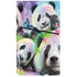 Rainbow Pandas with Butterflies by Sheena Pike PS5 Slim Disk Console Skin