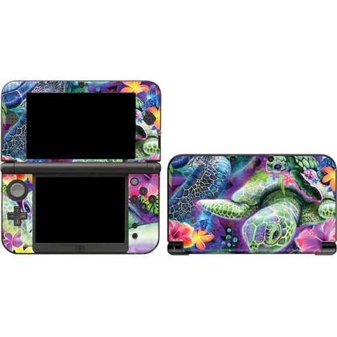 Rainbow Sea Turtles by Sheena Pike 3DS XL 2015 Skin