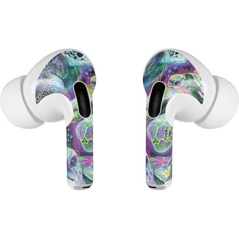 Rainbow Sea Turtles by Sheena Pike AirPods Pro 2nd Gen Skin