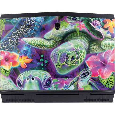Rainbow Sea Turtles by Sheena Pike Dell Alienware Skin
