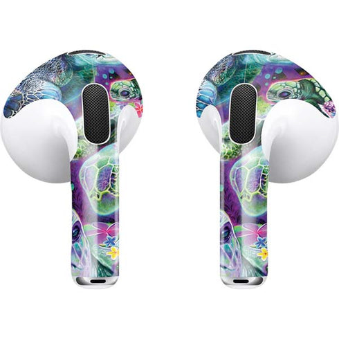 Rainbow Sea Turtles by Sheena Pike Apple AirPods (3rd Gen 2021) Skin