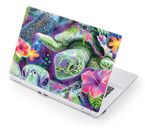 Rainbow Sea Turtles by Sheena Pike Acer Chromebook Skin