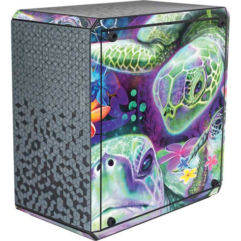 Rainbow Sea Turtles by Sheena Pike Cooler Master MasterBox Q300L Mini Tower Skin