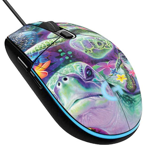 Rainbow Sea Turtles by Sheena Pike G203 Prodigy RGB Wired Gaming Mouse Skin