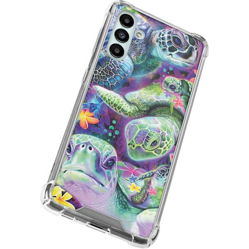 Rainbow Sea Turtles by Sheena Pike Galaxy A13 5G Clear Case