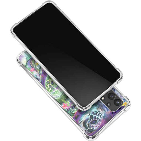 Rainbow Sea Turtles by Sheena Pike Galaxy A32 5G Clear Case
