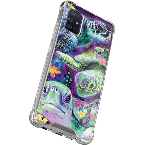 Rainbow Sea Turtles by Sheena Pike Galaxy A51 5G Clear Case