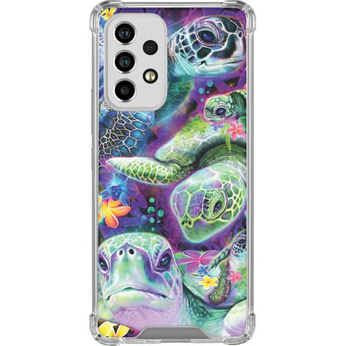Rainbow Sea Turtles by Sheena Pike Galaxy A53 5G Clear Case