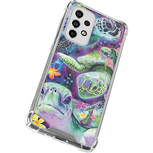 Rainbow Sea Turtles by Sheena Pike Galaxy A53 5G Clear Case