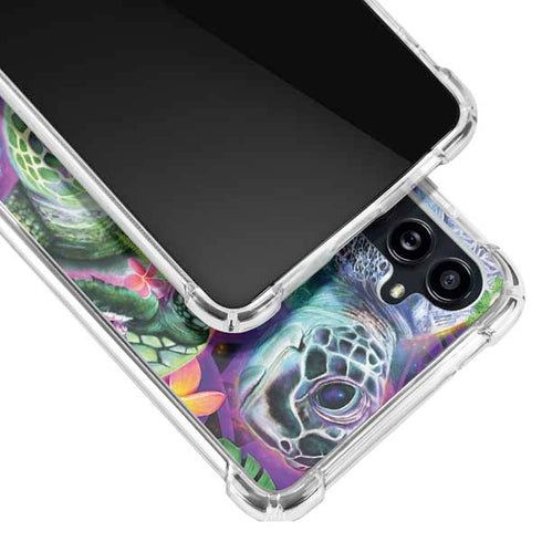 Rainbow Sea Turtles by Sheena Pike Galaxy A54 5G Clear Case