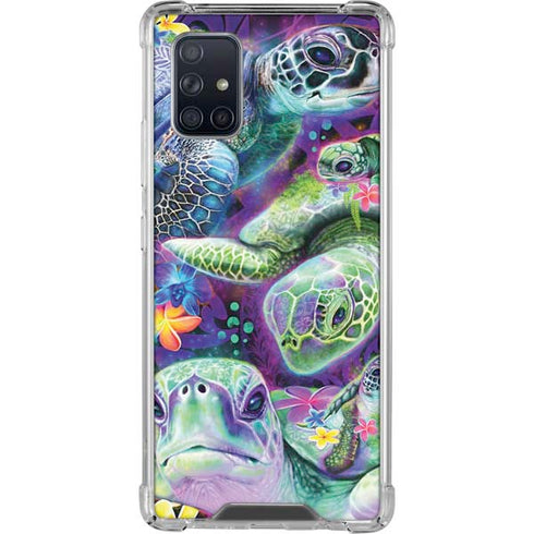 Rainbow Sea Turtles by Sheena Pike Galaxy A71 5G Clear Case