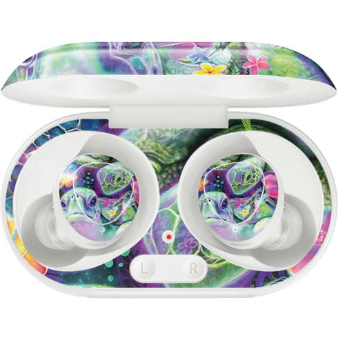 Rainbow Sea Turtles by Sheena Pike Galaxy Buds Plus Skin