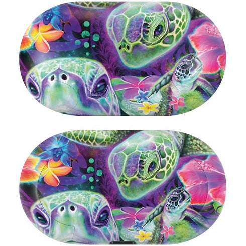 Rainbow Sea Turtles by Sheena Pike Galaxy Buds Skin