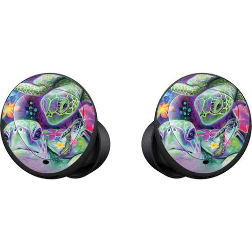 Rainbow Sea Turtles by Sheena Pike Galaxy Buds Skin
